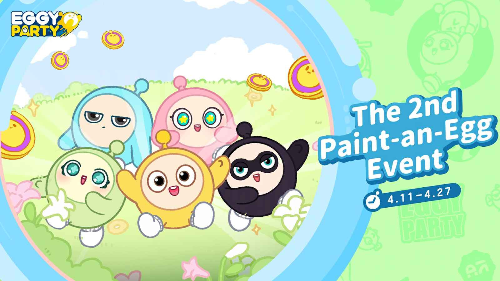 Desain Telur Pelangi di Event Paint-an-Egg Eggy Party 2025