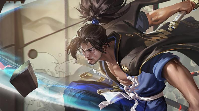 musashi honor of kings hero jungler dua pedang dengan armor samurai dan gaya bertarung agresif di medan perang