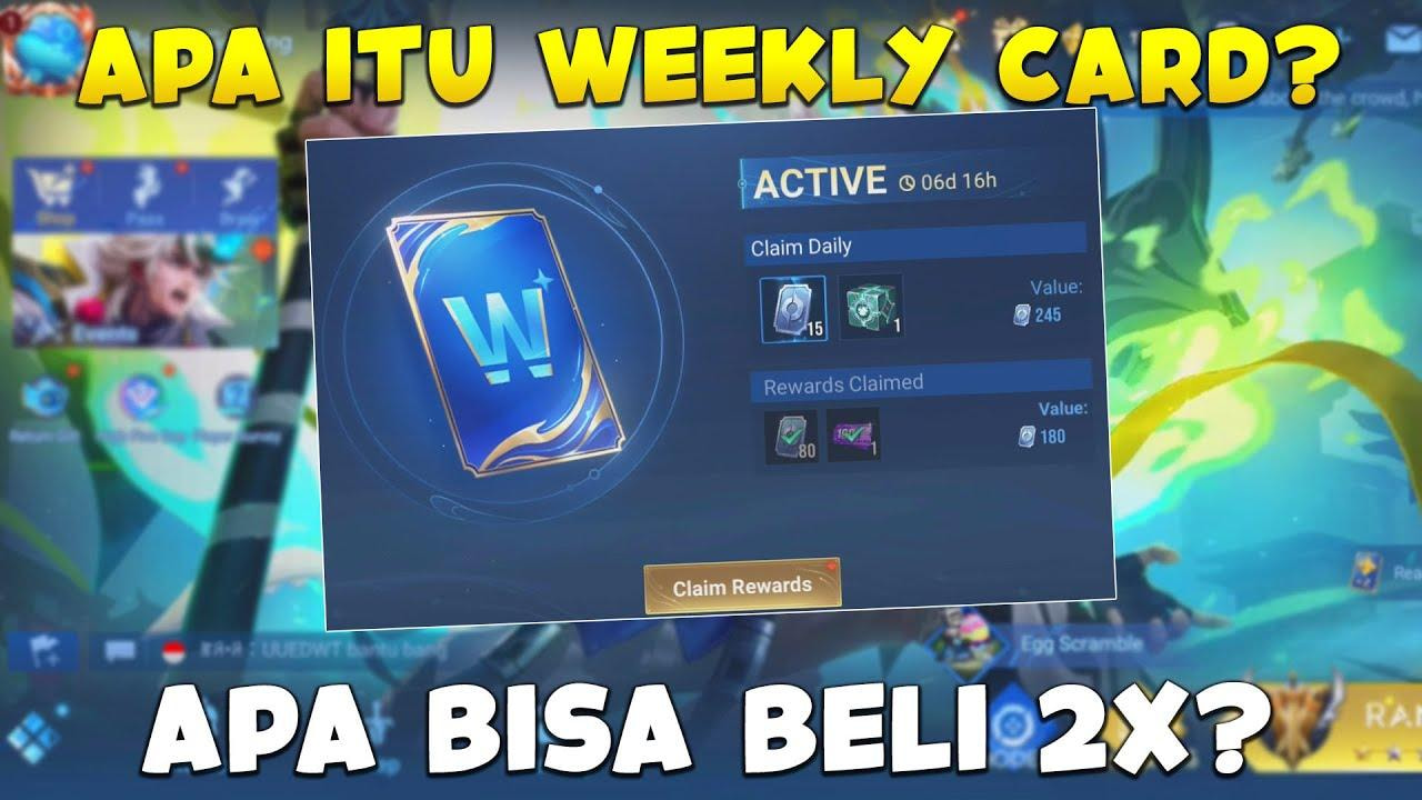 Weekly Card Honor of Kings di TopUpGim
