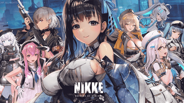 Vasily karakter bertopeng di Goddess of Victory: Nikke, dengan armor futuristik dan kemampuan mematikan dalam pertempuran.
