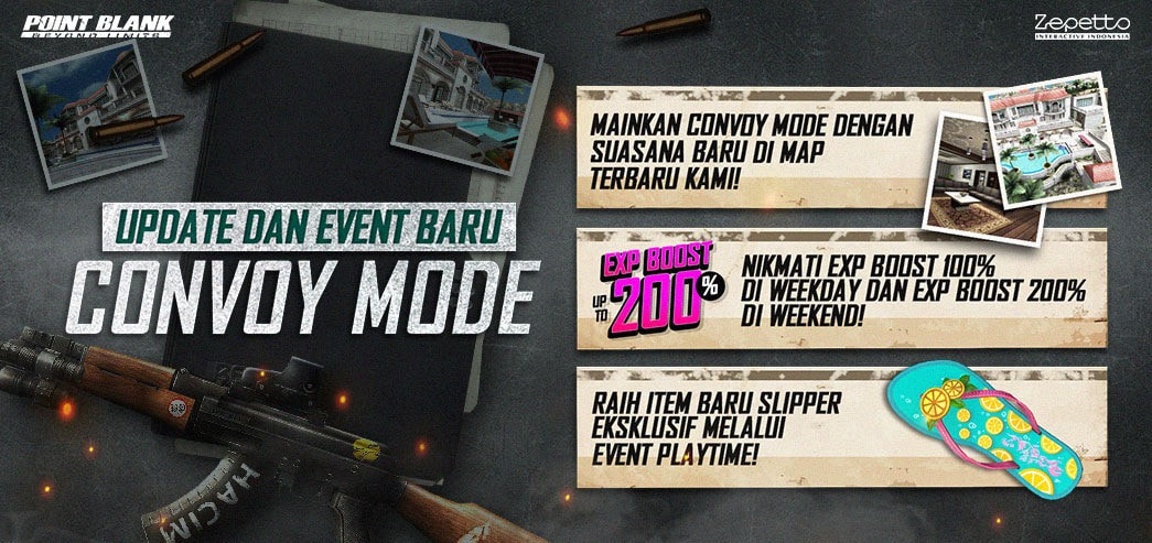 Point Blank 2025 Supreme Hero rank update dan map Bloody Holiday, medan tempur baru dengan tantangan seru.