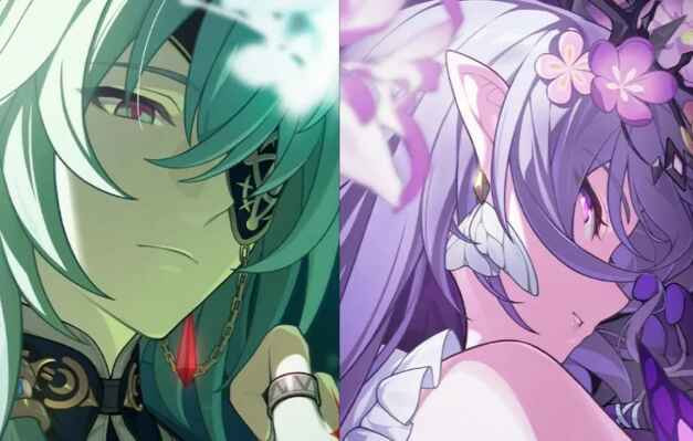 Castorice dan Anaxa dalam Honkai: Star Rail versi 3.2