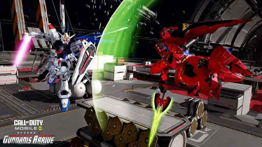 Skin RX-78-2 Gundam dan Unicorn Gundam eksklusif di Call of Duty Mobile, menampilkan desain futuristik dan efek visual menarik dalam pertempuran multiplayer.