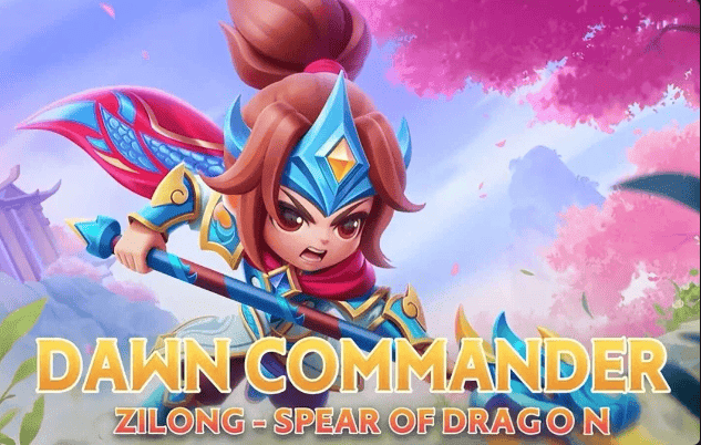 Commander Zilong Magic Chess Go Go memberikan buff attack speed dan movement speed kepada tim dalam gameplay auto chess