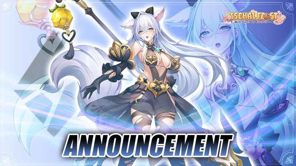 Pengumuman kompensasi Festival Musim Semi Isekai Feast dengan hadiah Crystal, summon ticket, dan item eksklusif bagi para pemain yang terdampak kendala teknis.