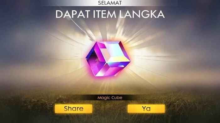 Magic Fragment gratis dari event Free Fire Anniversary 8 yang bisa ditukarkan menjadi Magic Cube untuk membuka bundle langka.