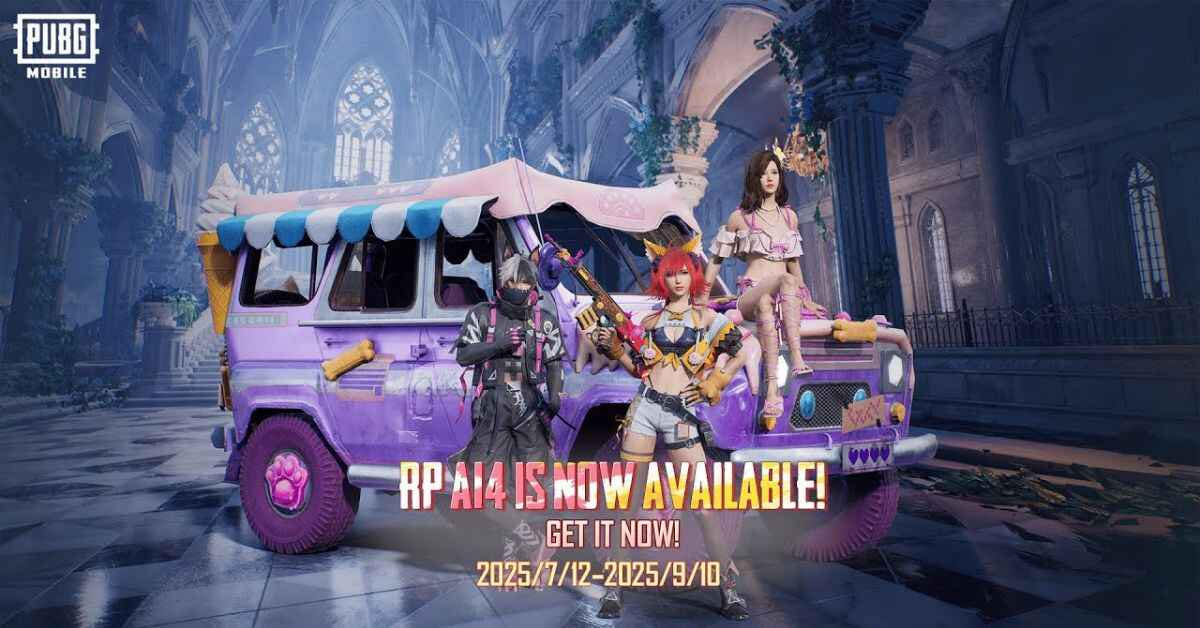 Royale Pass PUBG MOBILE Juli 2025 bertema Summer Fantasy dengan kostum dan skin senjata berwarna pastel
