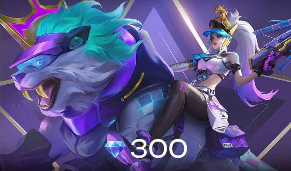 ampilan utama skin Checkered Knight Irithel dengan desain armor elegan dan pola kotak-kotak hitam putih