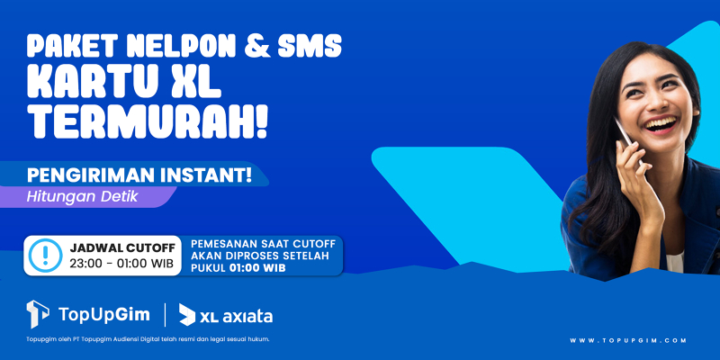 Top Up XL (Paket SMS & Telepon)