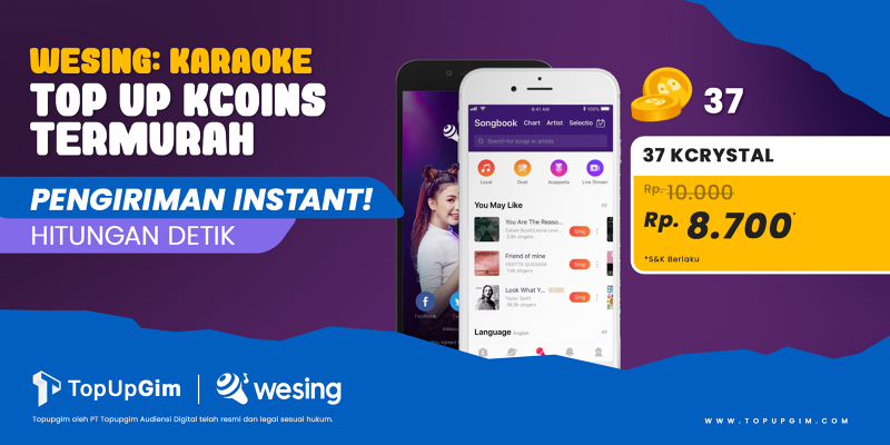Top Up WeSing