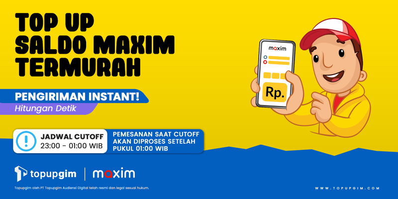 Top Up Maxim Driver