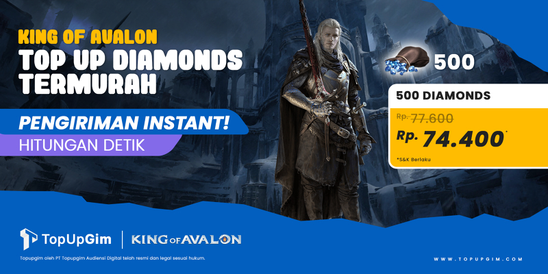 Top Up King of Avalon