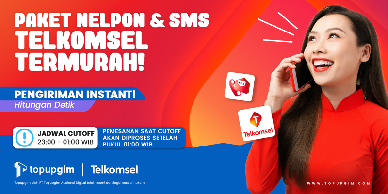 Top Up Telkomsel (Paket SMS & Telepon)