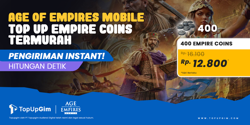 Top Up Age of Empires Mobile