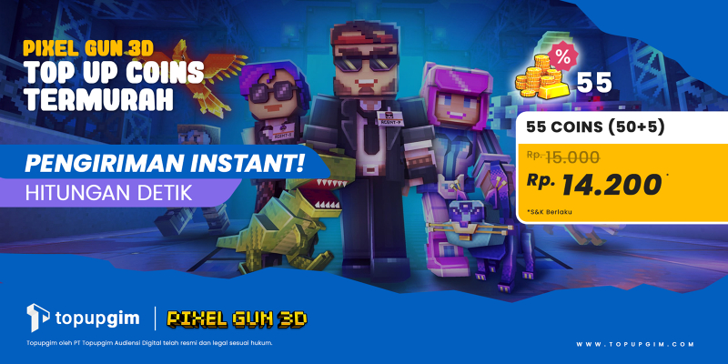 Top Up Pixel Gun 3D