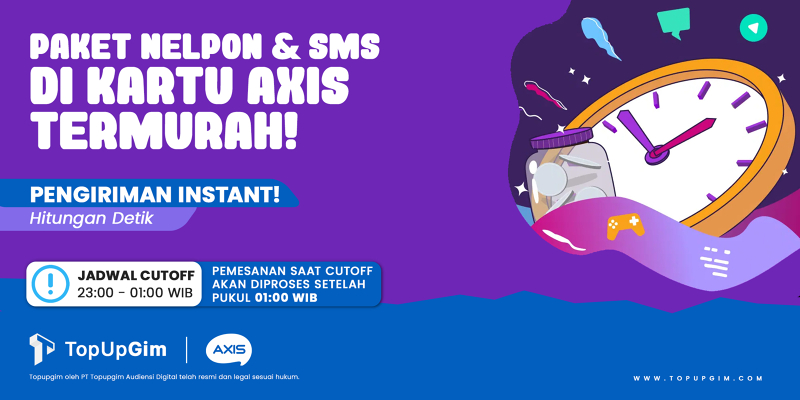 Top Up Axis (Paket Telepon & SMS)
