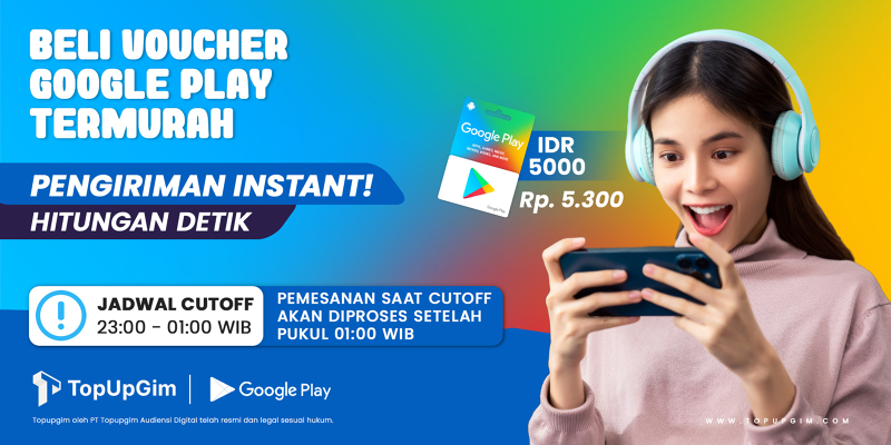 Top Up Google Play Voucher