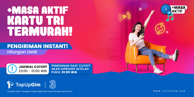 Top Up Tri (Masa Aktif)